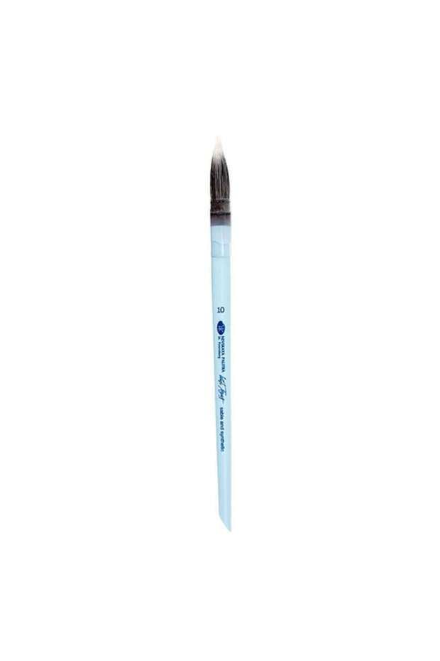 White Nights Samur Synthetic Bristle Mixed Round Tip Brush No10