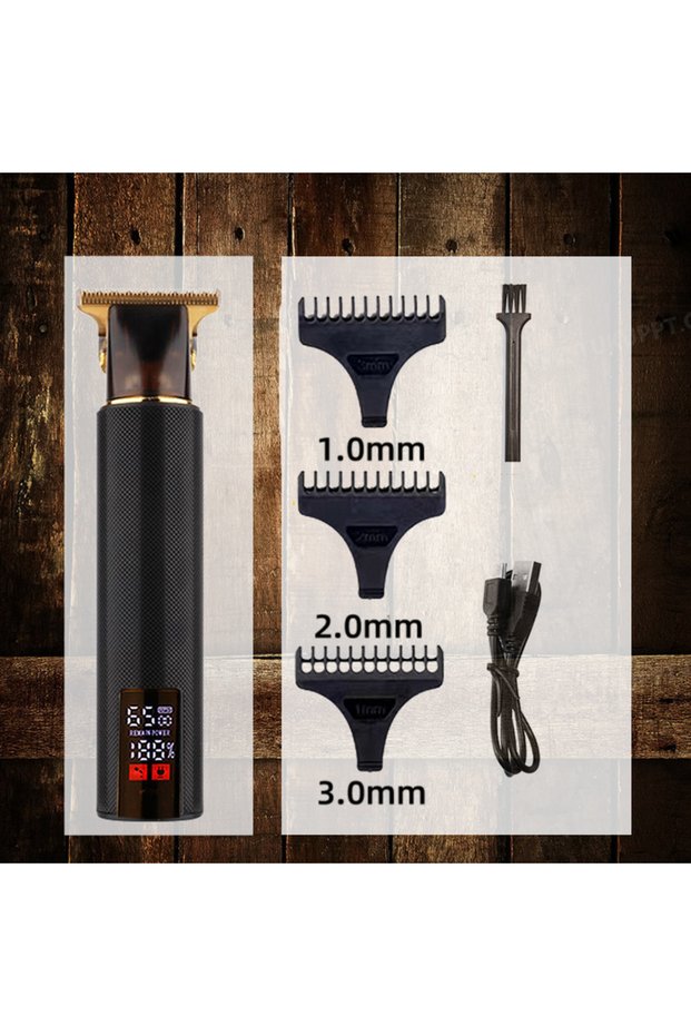 Heavy Metal Black New WaterProof Professional Electric Shaver for Men Razor for Men Mower Beard Trim