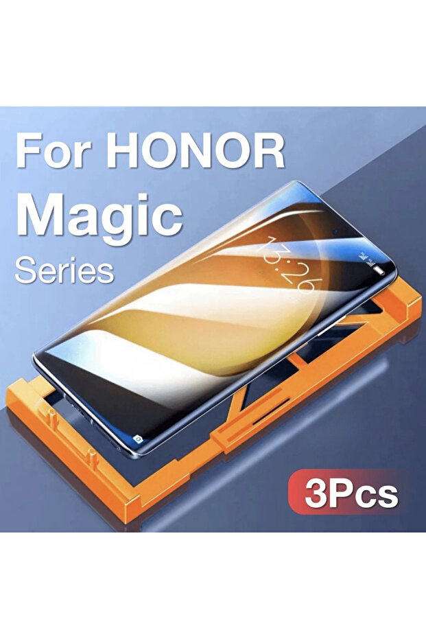 Honor Magic8 Pro 3 قطع 3Pcs طبقة حماية سيراميك لهاتف HONOR Magic 8 7 6 5 4 3 Pro Magic6 Magic5 Magic4 Mag