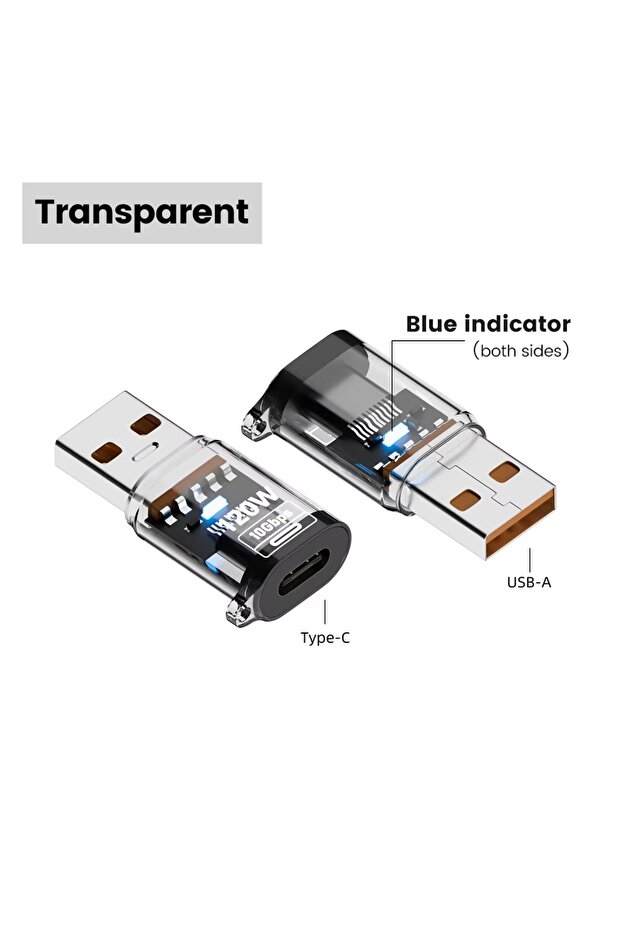 A Male to C TM 120W Fast Charging USB 3.2 to Type C Adapter OTG 10GB High Speed Data Audio Transfer