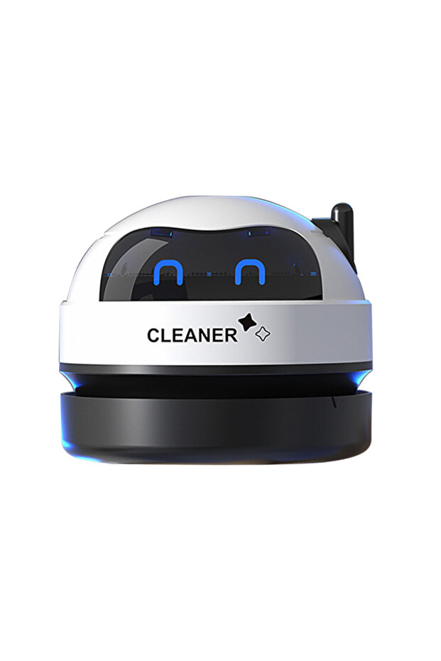 Black Smart Robot Vacuum Cleaner Desk Table Dust Vacuum Mini Car Vacuum Cleaner Detachable Nozzle Ho