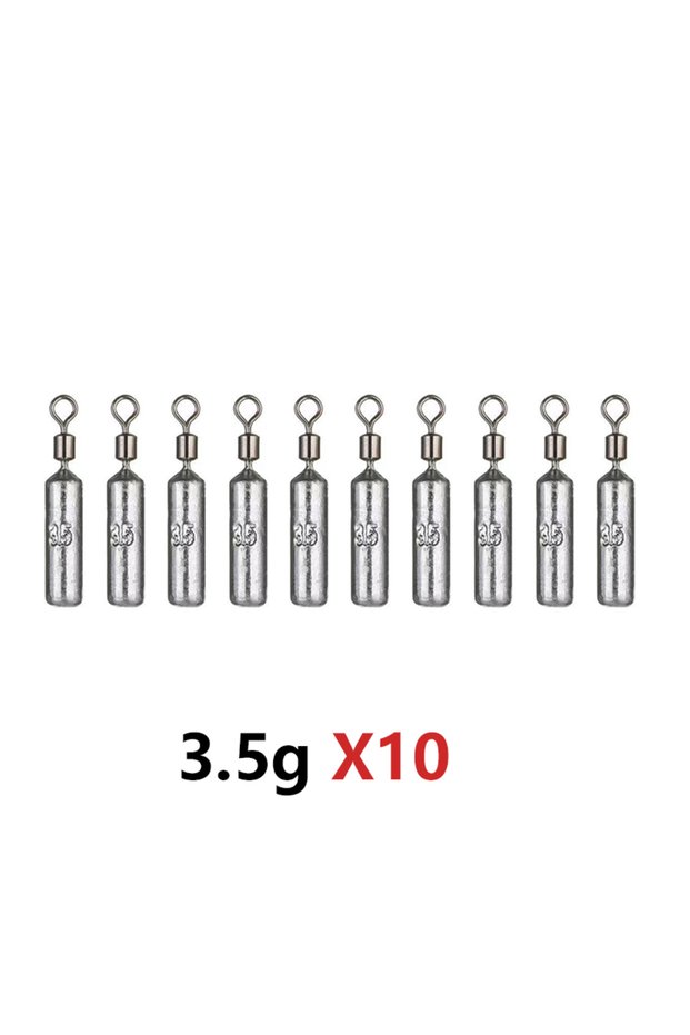 3. 5g10pcs 10pcs/Lot Fishing Sinker3.5g 5g 7g 10g 14g 20g Fishing Weights Sinkers Carp Fishing Baits