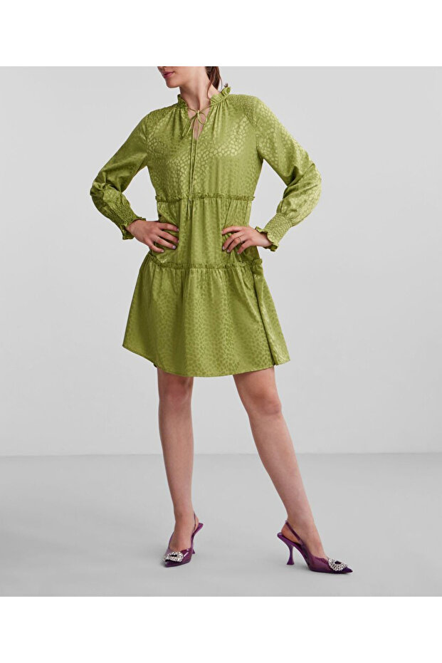 Rochie scurta, Verde