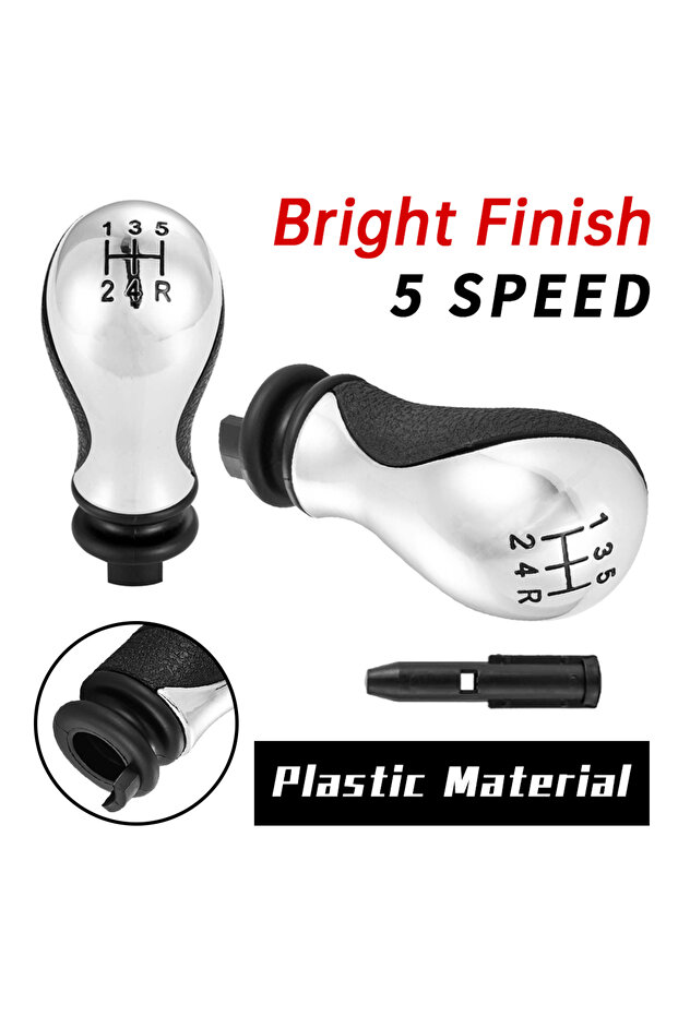 Chrome High-quality Gear Shift Knob Lever Shifter Head Replacement Fits For Citroen C5 2001-2008 Xsa