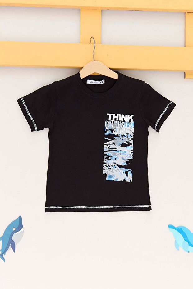 100% Cotton Think Printed Boy's T-Shirt