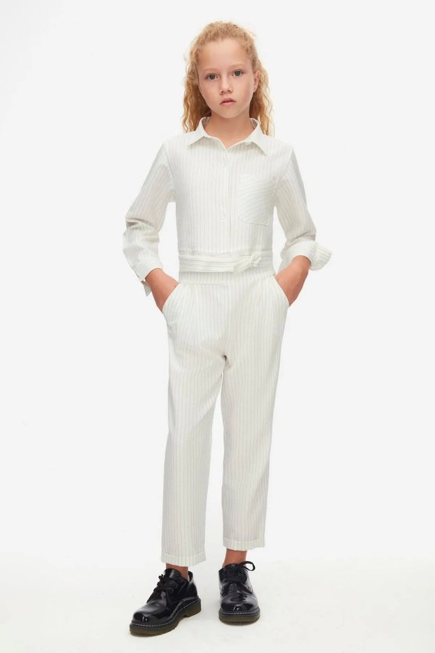 8-14 Years New Parislora Girl's Suit-Ecru