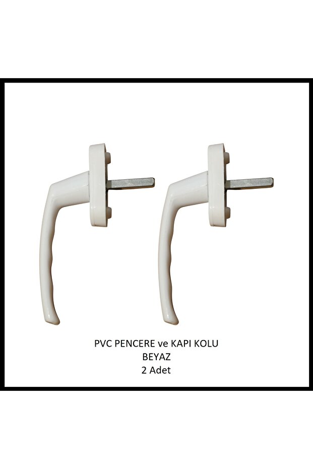 Pimapen White Pvc Window and Door Set - 2 Pcs