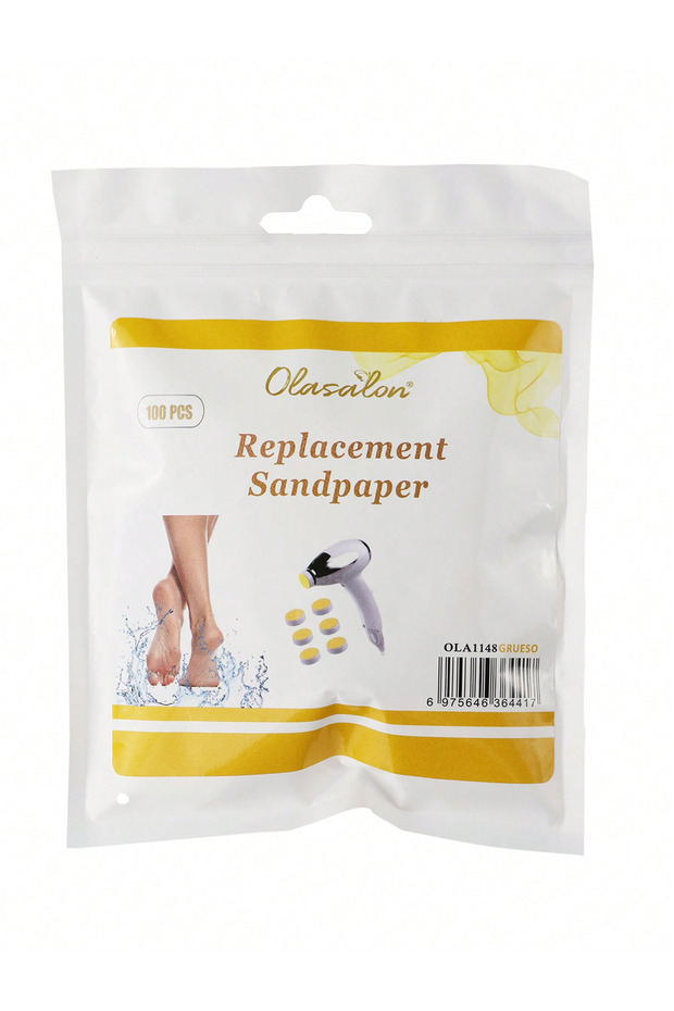 100pcs Foot Dead Skin Sandpaper, Replaceable Sandpaper For Foot Cuticle, Professional Pedicure For D