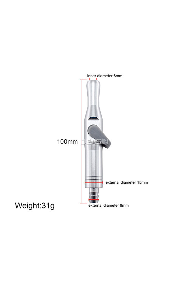 DA533 AL DEASIN Dental Saliva Ejector Suction Handpiece For Tip Adapter Nozzle Strong Weak Dental Su