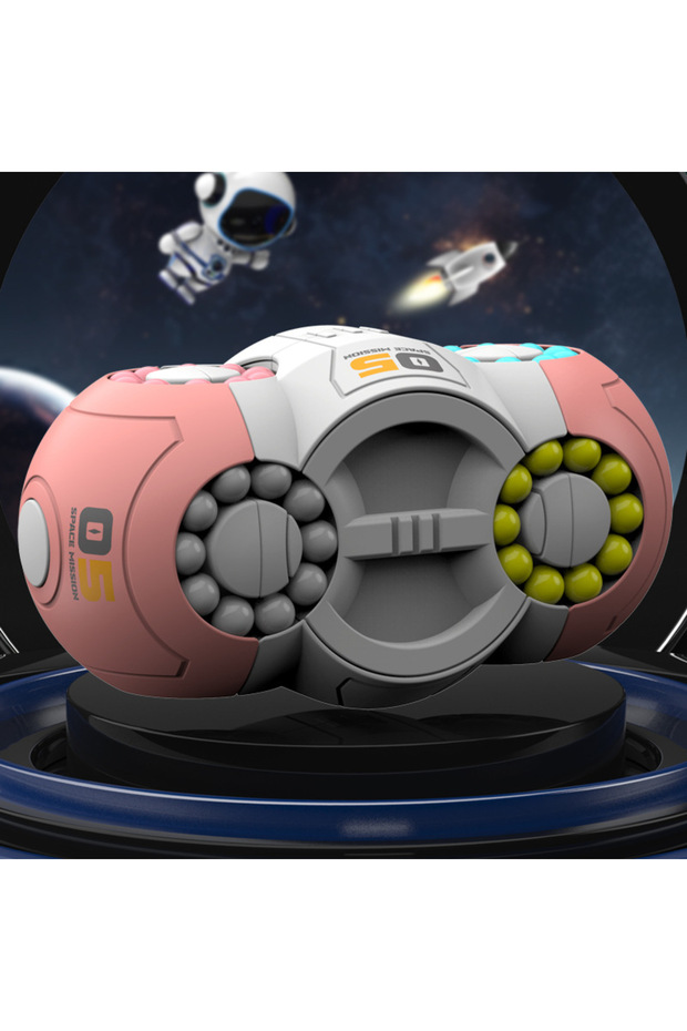 8-3 Eight-sided Rotation Finger Magic Beans Spin Gyro Antistress Fingertip Cube Bead Decompression P