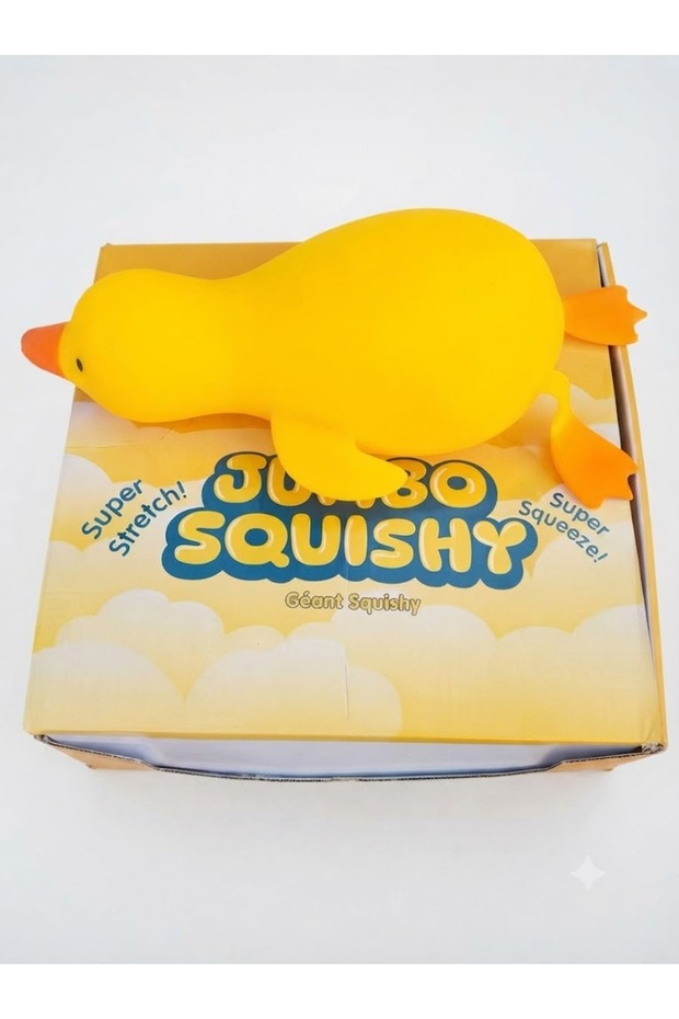 JUMBO Scented Duck Squishy - 30cm Giant Slow Rising Stretch Toy for Adults & Kids