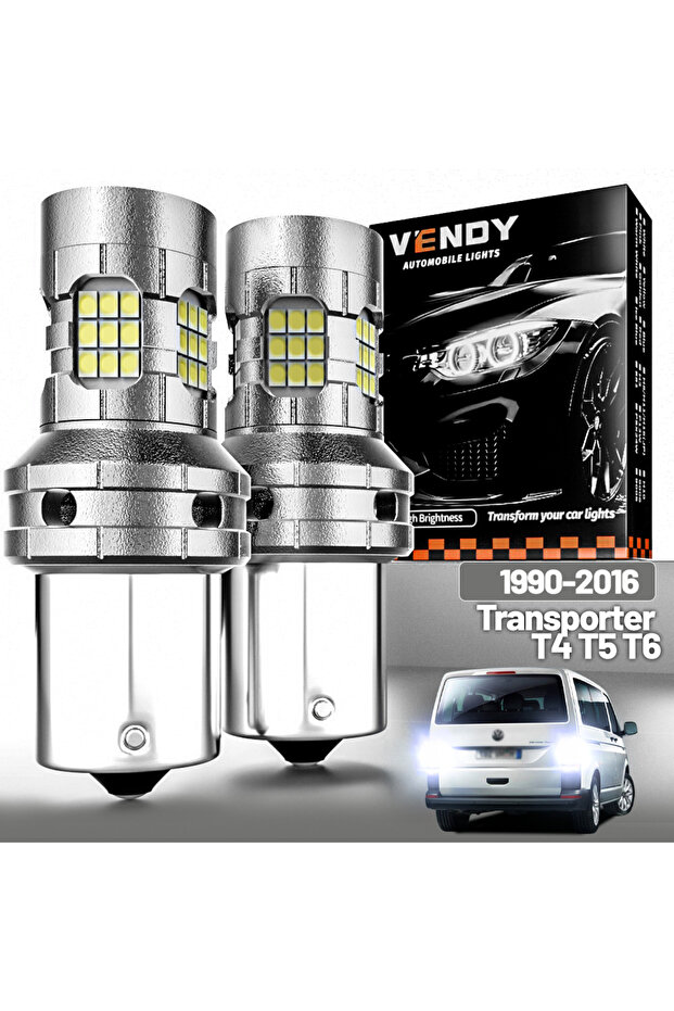 Transporter T4 T5 T6 White(6000K) 2pcs LED Reverse Light For VW Volkswagen Transporter MK4 MK5 MK6 T