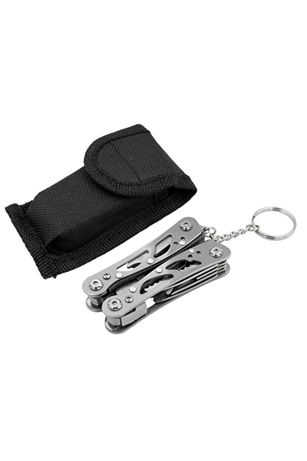 Slive with bag Mini Multi-Tool Pliers, Birthday and Christmas Gifts for Men, Sturdy and Practical Po