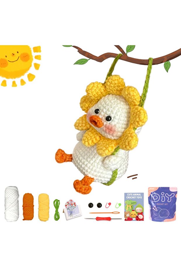 Maroon Animal sery Crochet Kit for Beginners Crochet Starter SET ,DIY Crochet Kit For Beginners,Croc