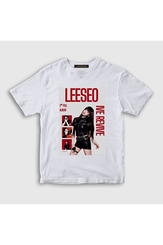 Unisex Kids White Leeseo Revive K-Pop Ive T-Shirt 612672Tt