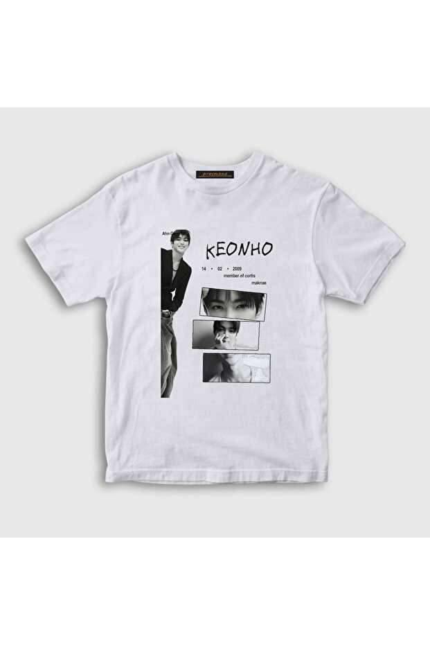 Unisex Kids White Keonho K-Pop Cortis T-Shirt 617628Tt