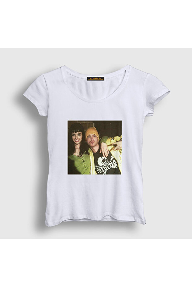 Women's White Jane Jesse Pinkman Breaking Bad T-Shirt 582427Tt