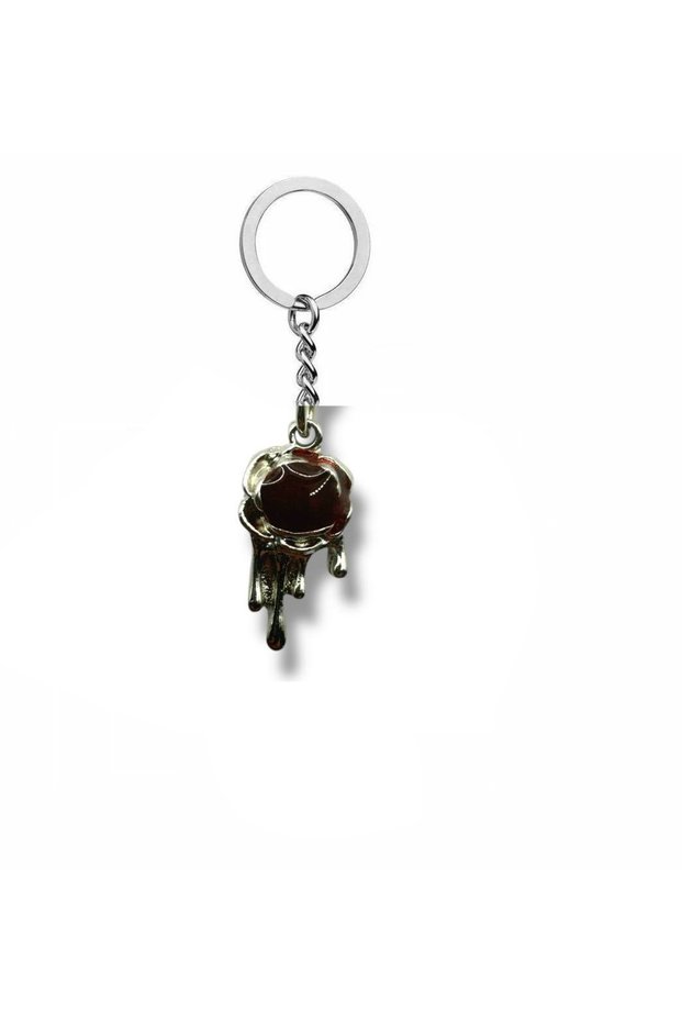 Vibrant Red Scarlet Heart Figured Unisex Keychain – Symbol of Elegance and Passion