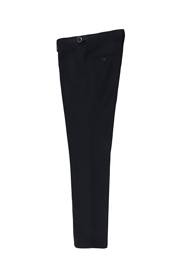 Slim Fit Slim Fit Lycra Buckle Canvas / Chino Pants