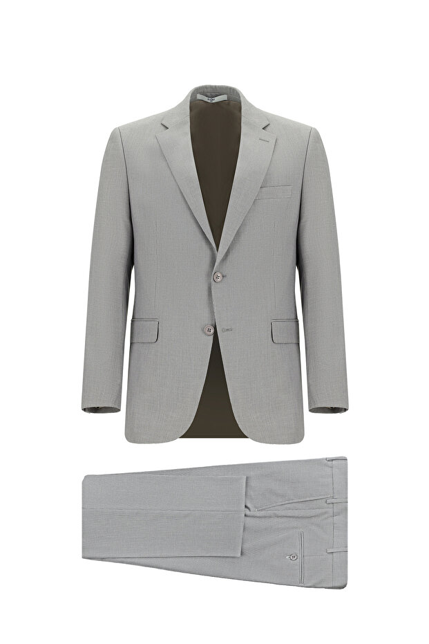 Regular Fit Classic Pattern Suit