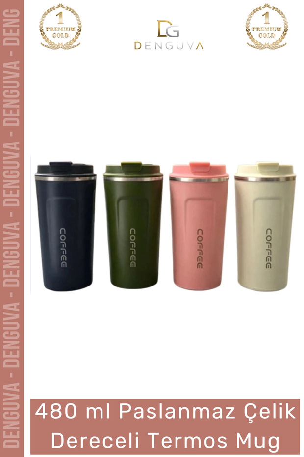 # Thermos 480ml Leak-Proof Vacuum Stainless Double Layer Matte Heat Preservation Steel Thermos Mug Cup