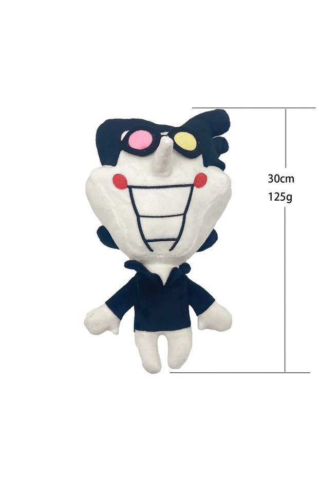 black Deltarune Tenna Plush Toy Cartoon Character TV Doll Kris Tenna Delta Rune Soft Stuffed Figure