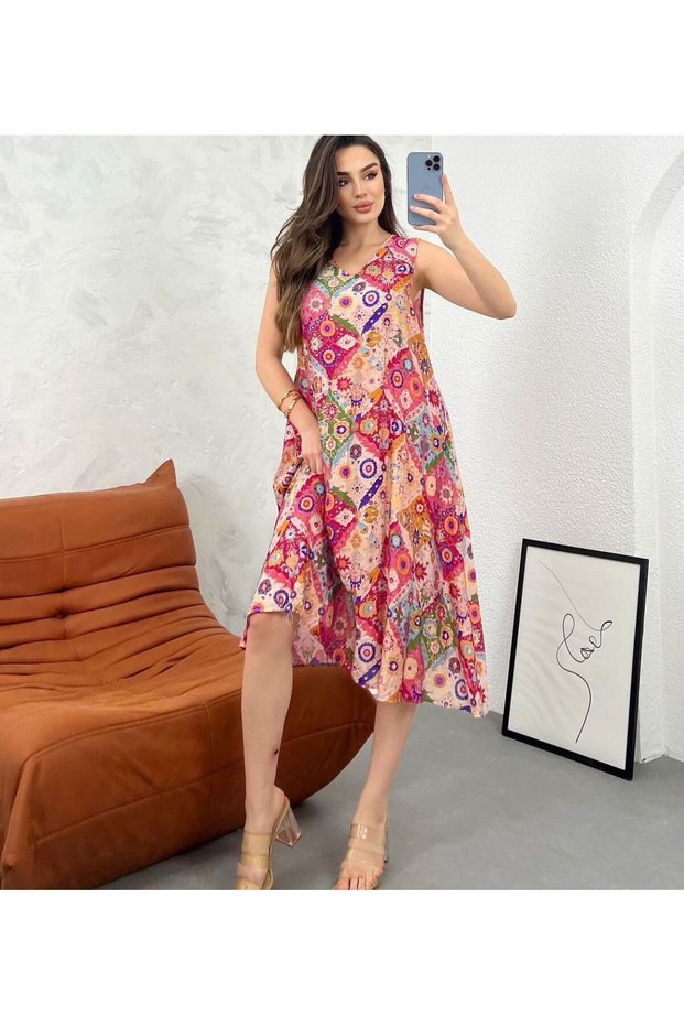 Women's Colorful Casual Dress