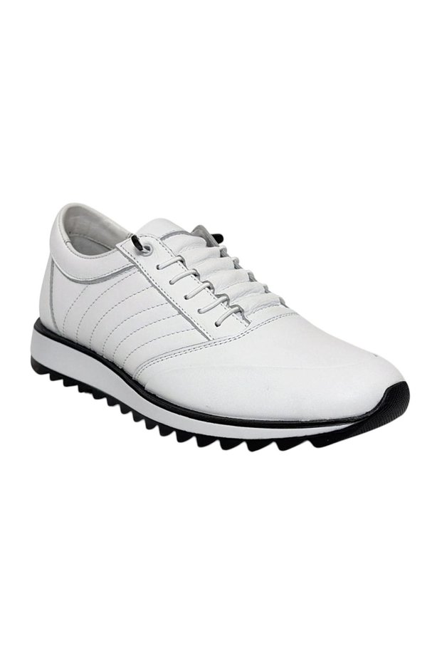 100% Genuine Leather Orthopedic Men's Casual Summer Smart Lace-Up Shoes 1. Class Shoes 40-44
