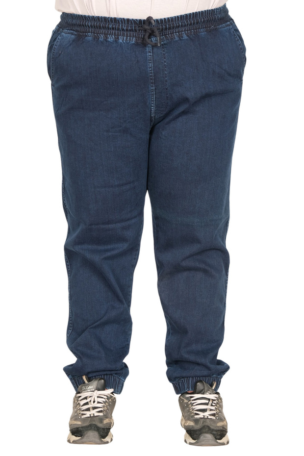Mode XL Real Big Size Women's Pants Jeans Toronto Jogger 23916 Navy Blue