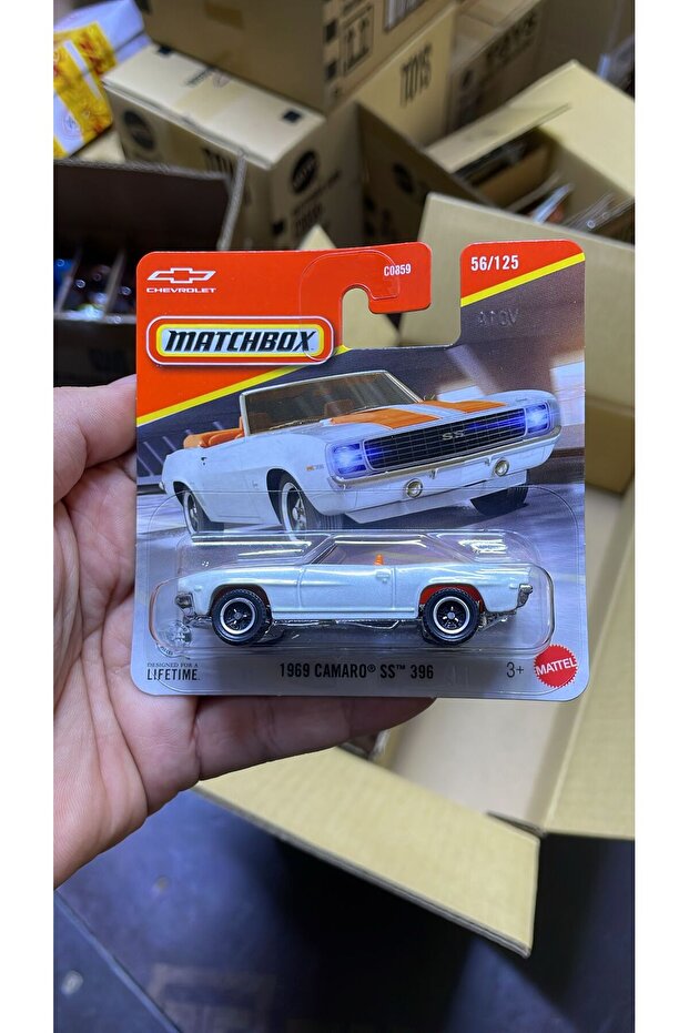 1969 Camaro Ss 396 1:64 Diecast Model Car