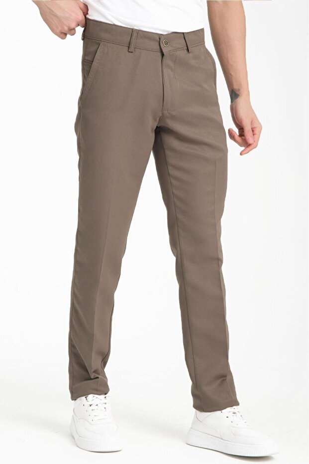 Caserta Regular Fit Men's Dobby Linen Trousers - 7635