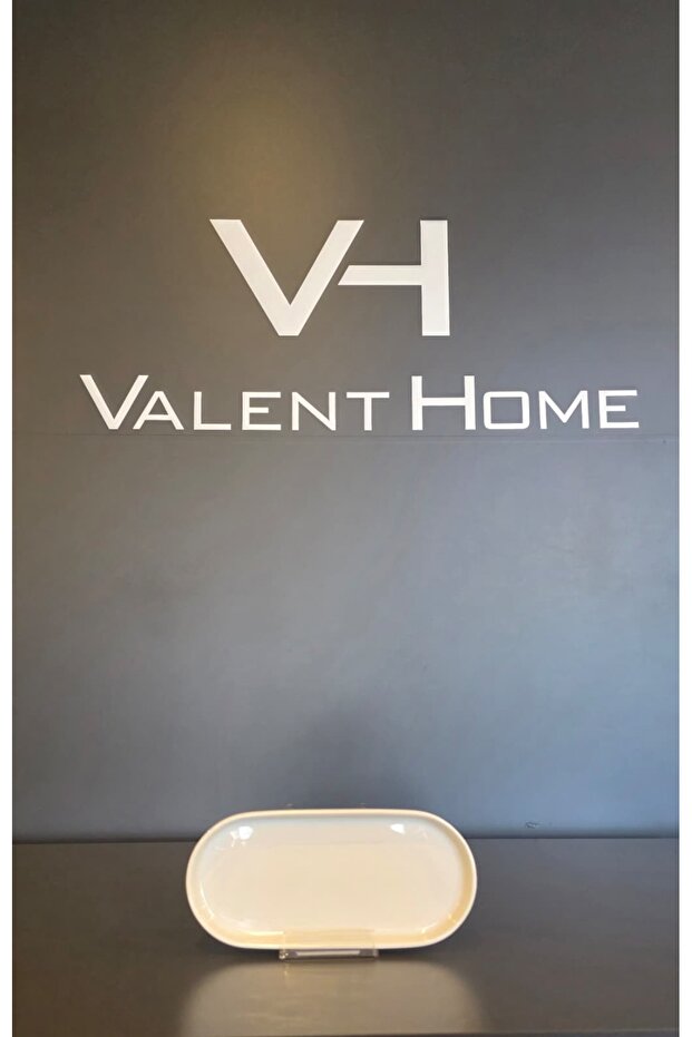 Valent Home 20cm Oval Porcelain Plate