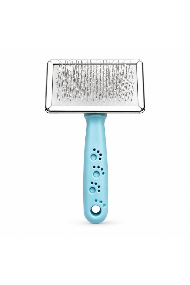 Cat and Dog Hair Collection Comb – Professional Hair Removal Brush with Stainless Steel Tips (Suitable for Small Breeds) Blue