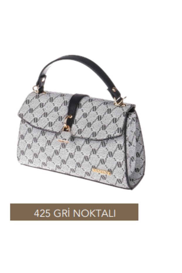 Gray Dot Bag