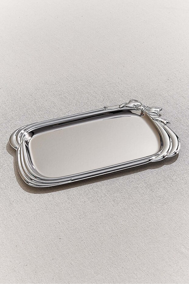 Ribbon Metal Tray S 19 X 27 cm