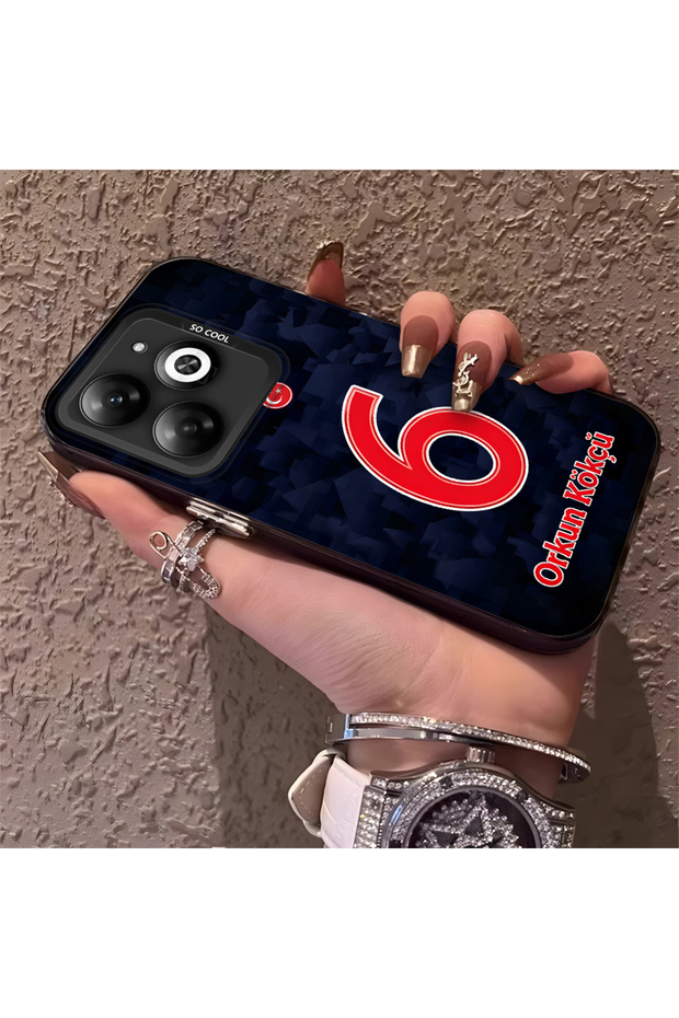 Silicone Edge Hard Back Phone Case Compatible with Tecno Spark 20 Orkun Kökçü