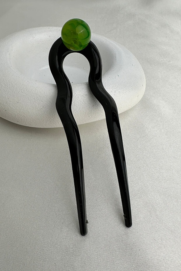Topçuk Detailed Hair Bun Clip (12cm)