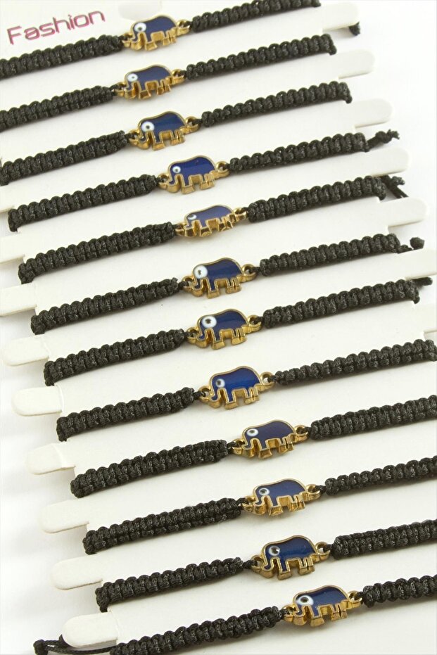ILKESHOP سوار مجدول من المكرامية (224521)-أسود