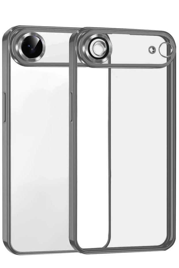 Ilkeshop New iPhone 17 Air Lensli Silikon - (141040) Titan Gray