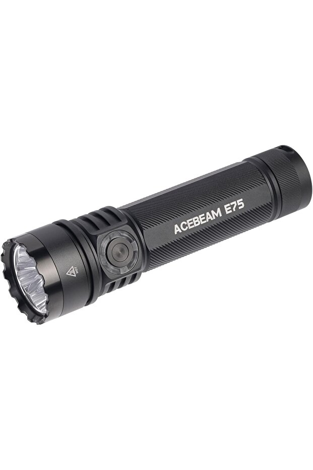 E75 4500 Lumens Cool White LED EDC Flashlight, 260m Beam Distance, USB-C Rechargeable, IPX8 Waterproof, for Camping, Hiking, Emergency