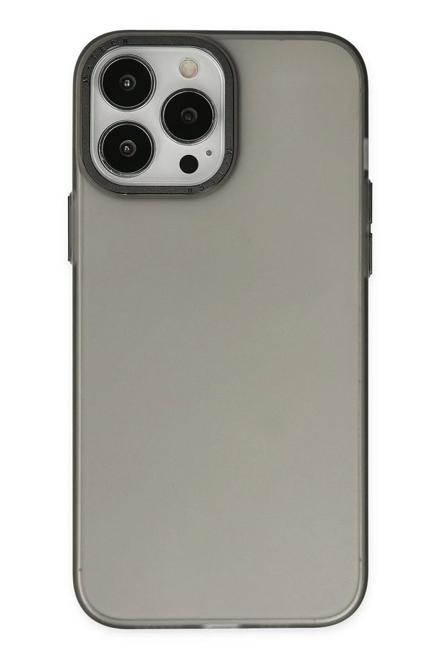 Ilkeshop New iPhone 13 Pro Max Case Modos Metal Cover (184820) - Black