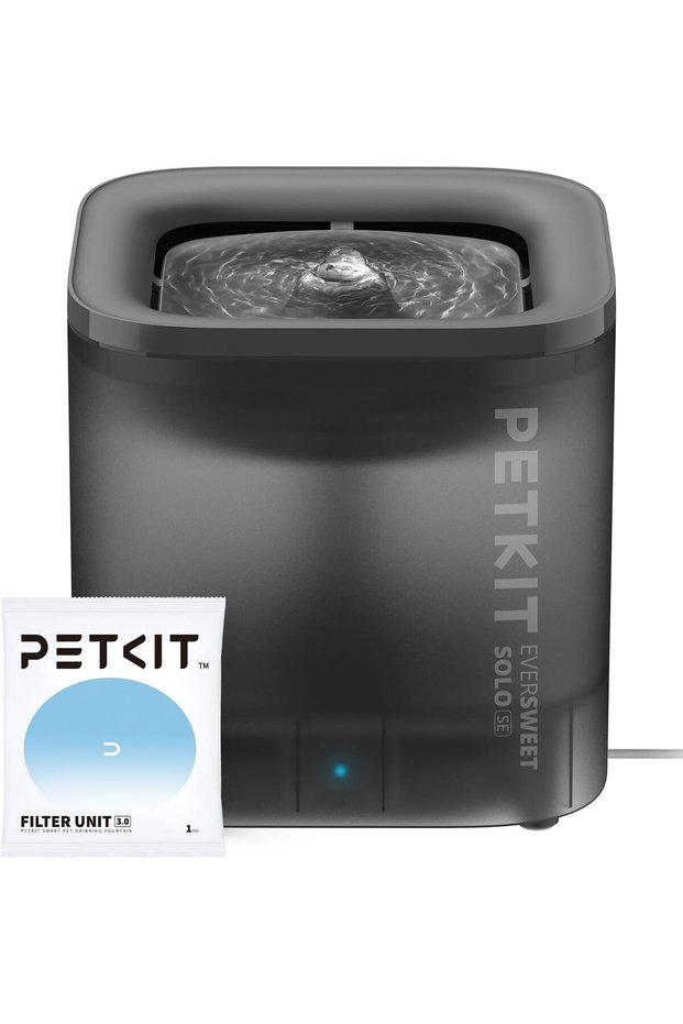 New Wireless Pump Dog Cat Water Fountain, Quiet and Anti-Dry Pet Water Fountain with Wireless Pump for Indoor Cats/Dogs-1.85L