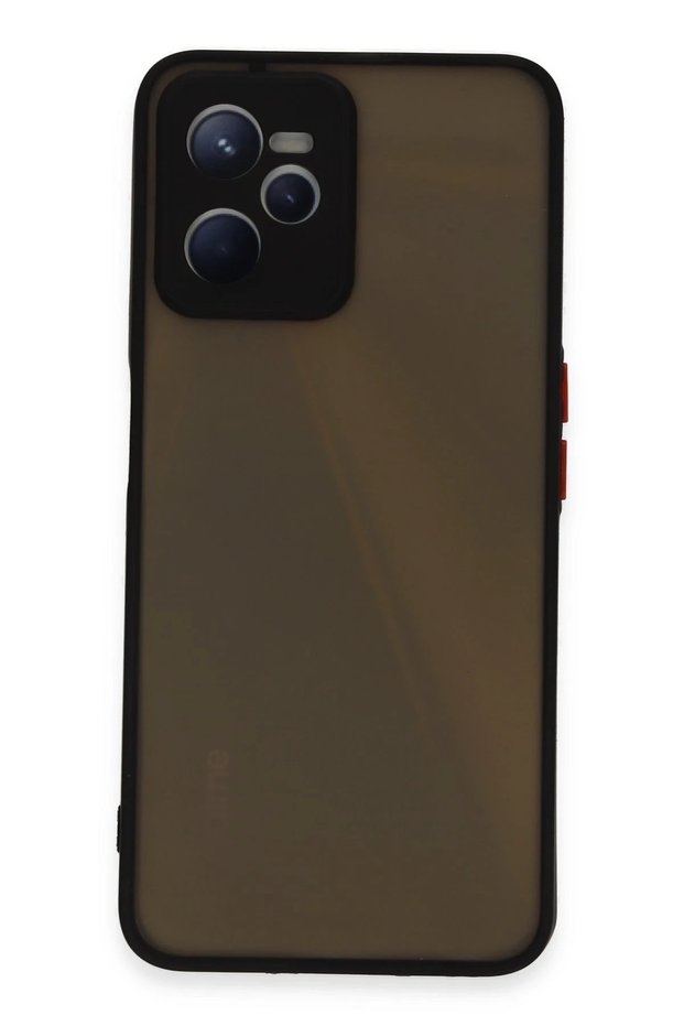 Ilkeshop New Realme C35 Case Montreal Silicone Cover (112638) - Black