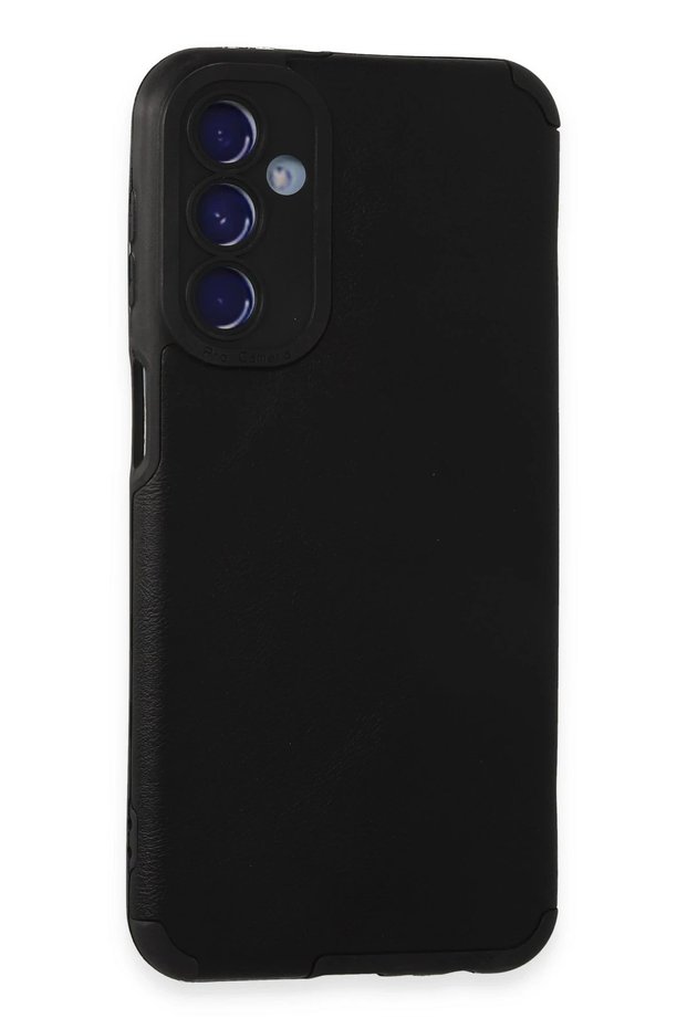 Ilkeshop New Galaxy M34 5g Case Loop Leather Silicone (125612) - Black