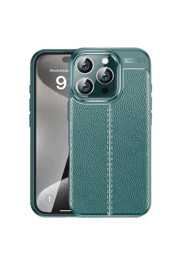 Ilkeshop New iPhone 16 Pro Max Case Auto Focus Cover - (200117) Dark Green