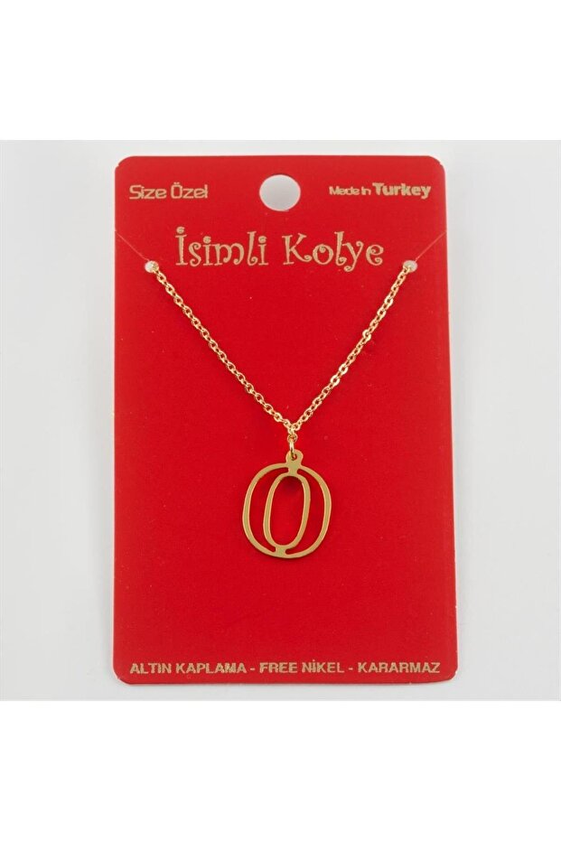 Ilkeshop Solid Brass (05706) Letter Pendant-O