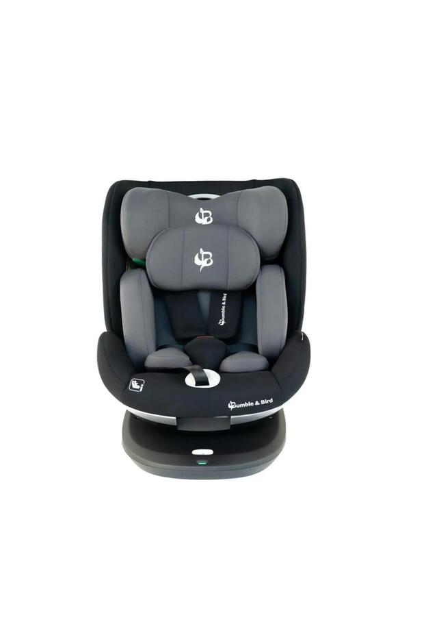 Robin 360° Rotating ISOFIX Car Seat - Black | i-Size Certified Group 0+/1/2/3 | Birth to 12 Years