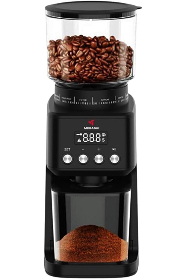 Coffee Grinder | Black | 350g Capacity, Low Noise, Belt Driven System,(180W) Fine Particle Grinding (ME-CG2292)