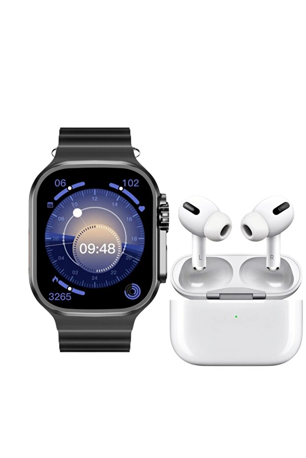 ultrra 3 Smartwatch (Black): 7+2 Multiple Bands, app control, Bluetooth concoction, call & message alerts with airbuds