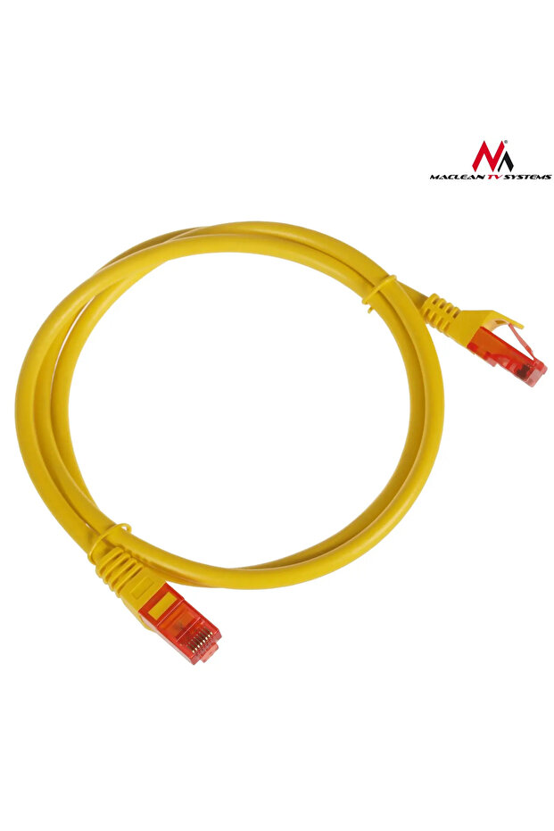 Cablu patch, Cat6, 1m, galben (MCTV-301Y) - 2
